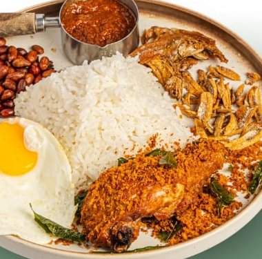 Nasi Lemak Drumstick Berempah