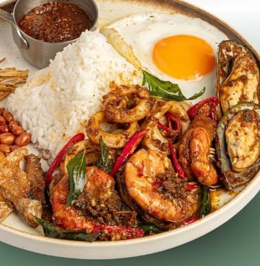 Nasi Lemak Seafood