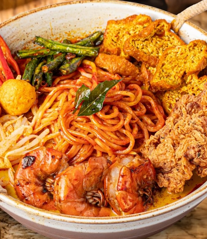 Luxury Malaysian Seafood Curry Mee