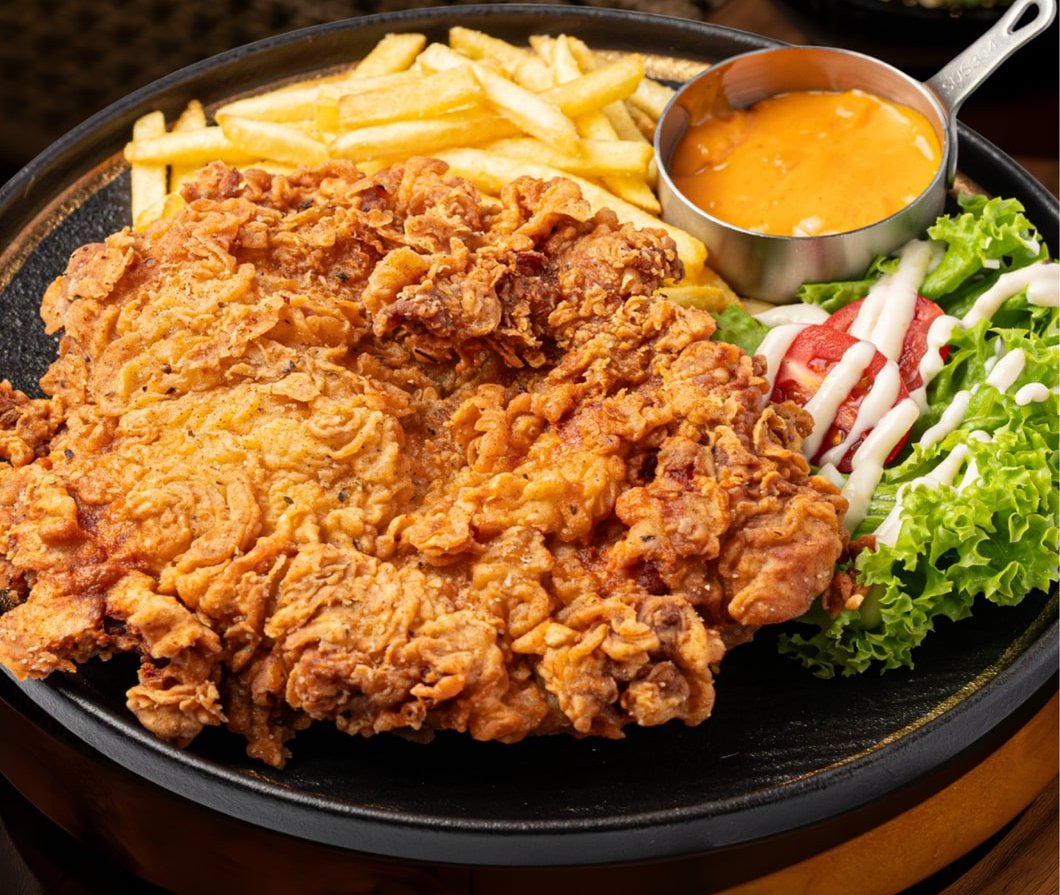Fried Chicken with Nacho Cheese