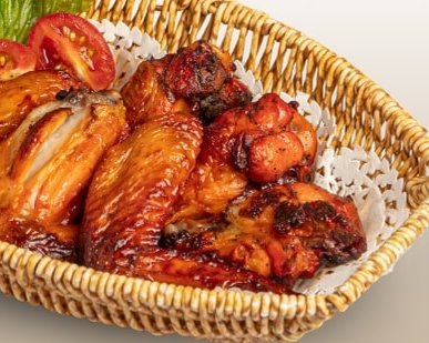 Plum Garlic Chicken Wings